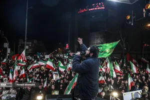 اجتماع مردمی در خونخواهی امام شهید امت - چهارراه کوکاکولا