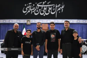 حضور و سخنرانی در مراسم عزاداری شهادت امام رضا علیه&zwnj;السلام