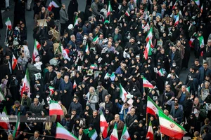 تشییع پیکر شهیدان لاریجانی، سلیمانی و شهدای ناو دنا
