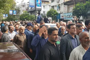 تشییع پیکر جهان پهلوان امامعلی حبیبی