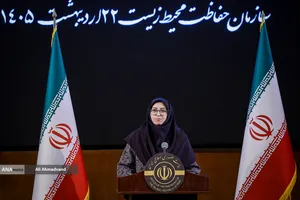 شینا انصاری معاون ریئس جمهور و رئیس سازمان حفاظت محیط زیست