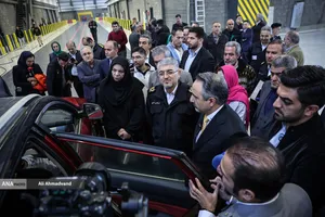 سردار تیمور حسینی رئیس پلیس راهور فراجا در مرکز آزمون&zwnj;های ایمنی و کیفیت خودرو