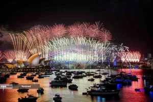 آغاز سال نو میلادی 2025 در سیدنی، استرالیا