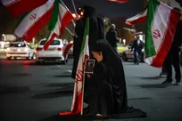 مراسم عزاداری در سوگ رهبر شهید انقلاب - میدان ولیعصر (عج)