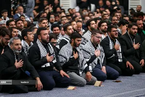 مراسم عزاداری هیأت&zwnj;های دانشجویی در حسینیه امام خمینی(ره)