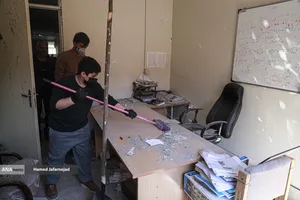 حمله هوایی آمریکایی و صهیونی به داﻧﺸﮕﺎه علم و صنعت ایران