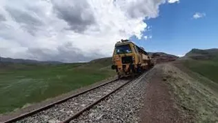 آغاز حرکت آزمایشی قطار میانه ـ اردبیل؛ آرزوی قدیمی مردم تحقق یافت