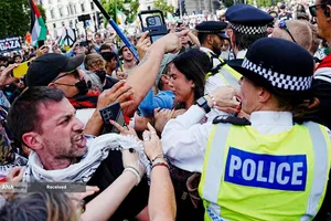 دستگیری طرفداران فلسطین در لندن