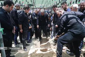 تشییع و تدفین پیکر مطهر بسیجی شهید حسین یوسفخانی