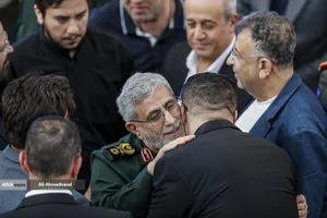 سردار اسماعیل قاآنی فرمانده نیروی قدس سپاه در مراسم  سی و ششمین سالگرد ارتحال امام خمینی (ره) 