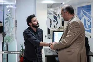 بازدید حسین قرایی مدیرکل روابط عمومی سازمان صداوسیما از خبرگزاری آنا