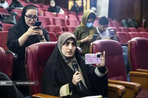 نشست خبری فاطمه مهاجرانی سخنگوی دولت با خبرنگاران