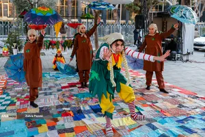 اولین روز اجراهای خیابانی جشنواره تئاتر فجر
