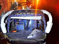 یک کشته و ۱۷ مصدوم در واژگونی اتوبوس زائران عتبات در ایلام