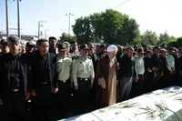 تشییع شهدای حمله رژیم صهیونیستی در  اسدآباد + عکس