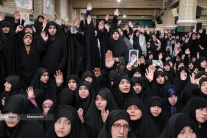 آخرین شب عزاداری شهادت حضرت زهرا(س) در حسینیه امام خمینی(ره)