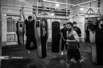 مسابقه نیمه نهایی لیگ برتر بوکس