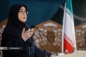 نشست خبری فاطمه مهاجرانی سخنگوی دولت در مرکز همایش&zwnj;های صداوسیما