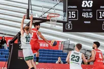 پایان کار ملی‌پوشان بسکتبال سه به سه در روز نخست رقابت‌های جام جهانی