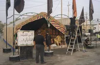 تجهیزات موکب‌های عراقی وارد کربلا شد/ استقرار ۴۵ هزار موکب در سراسر عراق+ فیلم