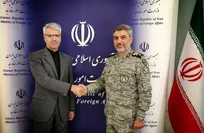 دیدار سخنگوی ارتش و بقائی؛ همراهی میدان و دیپلماسی برای ایران