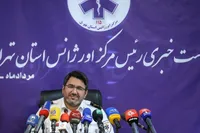 اسکوتر زیر پای تکنسین‌های اورژانس تهران