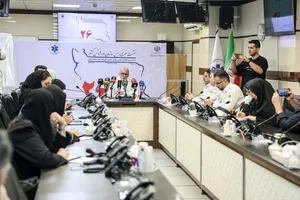 نشست خبری رئیس سازمان اورژانس کشور
