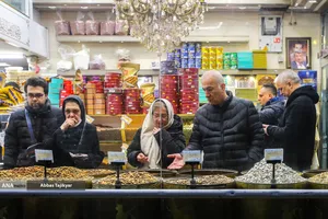 بازار خرید عید نوروز در تهران - آجیل