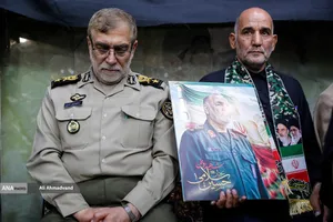 امیر سرتیپ محمدحسین دادرس جانشین فرمانده کل ارتش در مراسم گرامیداشت ۵۷ شهید اقتدار ارتش