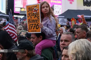 تظاهرات ضد ترامپ &laquo;بدون پادشاه&raquo; در سراسر آمریکا