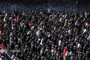 مراسم اقامه نماز بر پیکر امام شهید امت