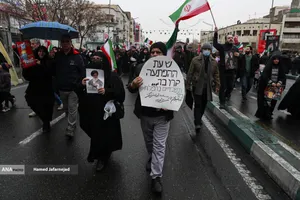 بمباران جنگنده های رژیم صهیونیستی - آمریکایی در راهپیمایی روز قدس تهران