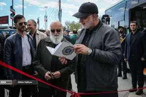 رونمایی از ۵۰ اتوبوس برقی جدید در تهران