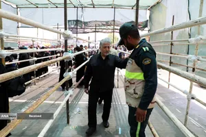بازدید دکتر رنجبر از گذرگاه مرزی شلمچه و روند خدمت&zwnj;رسانی در موکب دانشگاه آزاد اسلامی