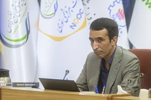 تورج امرایی معاون توسعه شرکت های دانش بنیان در مراسم امضای تفاهم&zwnj;نامه معاونت علمی و پتروشیمی خلیج فارس 