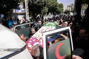تشییع و تدفین پیکر مطهر بسیجی شهید حسین یوسفخانی