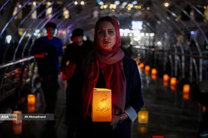 یادبود چهلمین روز شهدای جنگ ۱۲ روزه در برج میلاد