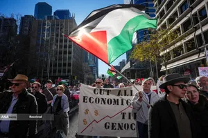 تظاهرات بی&zwnj;سابقه بیش از300 هزار نفری حامیان فلسطین در سیدنی استرالیا