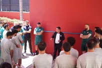 تمرین سبک بازیکنان تیم ملی در بدو ورود به مکزیک