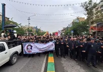 تشییع پیکر چند شهید دفاع مقدس در مشهد و تهران