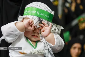 مراسم شیرخوارگان حسینی در مصلی امام خمینی(ره)
