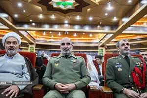 امیر سرتیپ جهانشاهی فرمانده نیروی زمینی ارتش در مراسم ازدواج دانشجویی دانشگاه افسری امام علی(ع) نیروی زمینی ارتش