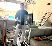 «حسین نورشرق» از ویرانی خانه اش گفت/ این خانه وطن من بود!