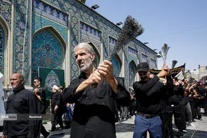 مراسم عزاداری رحلت پیامبر اکرم و شهادت امام حسن مجتبی(ع) در حرم رضوی