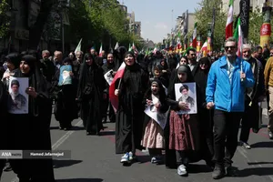 مراسم چهلمین روز شهادت حضرت آیت الله خامنه ای رهبر شهید انقلاب