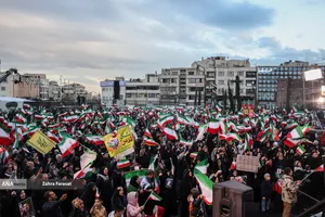 لحظه تحویل سال ۱۴۰۵ - میدان انقلاب