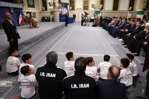 دیدار قهرمانان ورزشی و مدال&zwnj;آوران المپیادهای علمی با رهبر معظم انقلاب