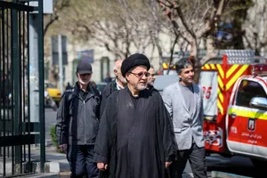 تشییع پیکر شهیدان لاریجانی، سلیمانی و شهدای ناو دنا
