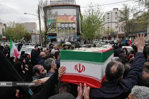 تشییع پیکر ام البنین تهران مادر شهیدان افراسیابی با حضور گسترده مردم انقلابی و شهیدپرور خیابان نبرد- پیروزی