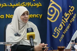 حضور ریم الوریمی شاعر اهل تونس در خبرگزاری آنا